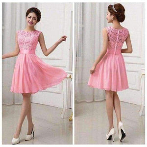 Planet Gates Rosy short dress / XXL Girl Long Wedding Party Dress 2018 Women White Hollow Bridesmaid Half Sleeve Pleated Chiffon Maxi Lace Dresses New Autumn