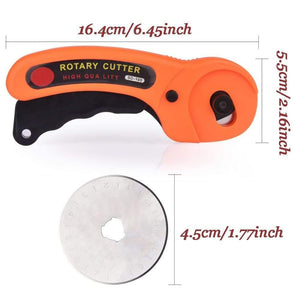 Planet Gates Rotary Cutter DIY Arts Crafts Cutting Cloth Tool Patchwork Roller Wheel Round Knife Sewing Accessories Leather Paper Fabric