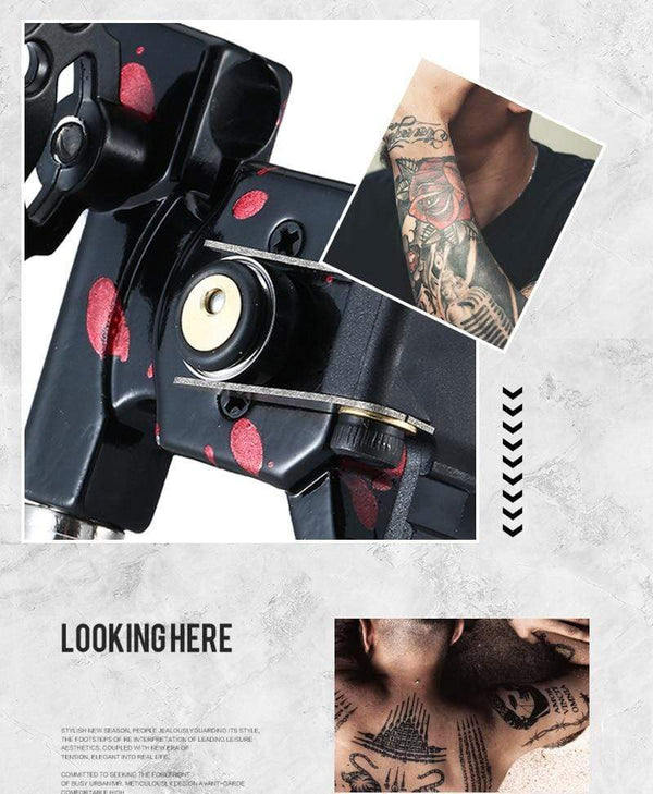 Planet Gates Rotary Tattoo Machine High Quality Japan Motor Tattoo Gun Engine  RCA Connector Aluminium Alloy Frame Material