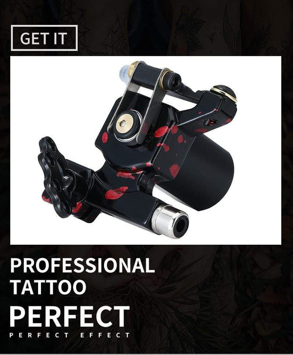 Planet Gates Rotary Tattoo Machine High Quality Japan Motor Tattoo Gun Engine  RCA Connector Aluminium Alloy Frame Material