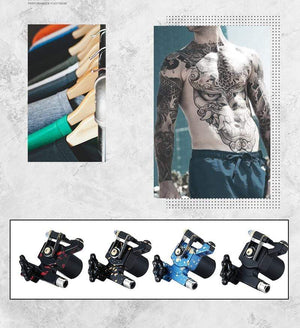 Planet Gates Rotary Tattoo Machine High Quality Japan Motor Tattoo Gun Engine  RCA Connector Aluminium Alloy Frame Material