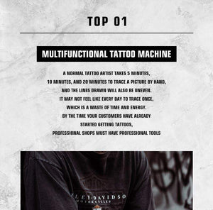 Planet Gates Rotary Tattoo Machine High Quality Japan Motor Tattoo Gun Engine  RCA Connector Aluminium Alloy Frame Material