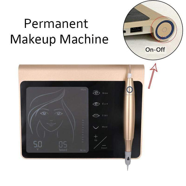 Planet Gates Rotary Tattoo Machine Pen Kit Semi-Permanent Makeup Machine Eyebrow Charme Princess Machine  with Cartridges 1/3/5/7R