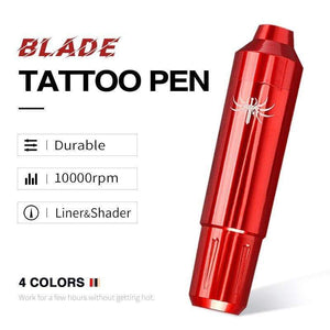 Planet Gates Rotary Tattoo Machine Pen Powerful Durable Motor Silent RCA Jack for Shading and Liner 10000 r/min High Speed Tattoo Supply PMU
