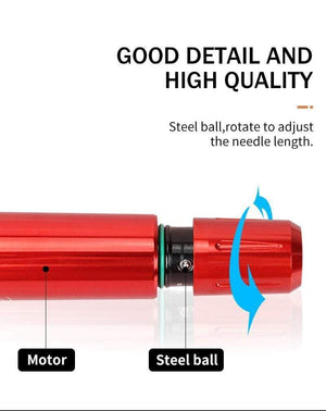 Planet Gates Rotary Tattoo Machine Pen Powerful Durable Motor Silent RCA Jack for Shading and Liner 10000 r/min High Speed Tattoo Supply PMU