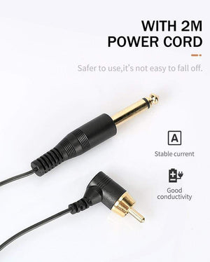 Planet Gates Rotary Tattoo Machine Pen Powerful Durable Motor Silent RCA Jack for Shading and Liner 10000 r/min High Speed Tattoo Supply PMU