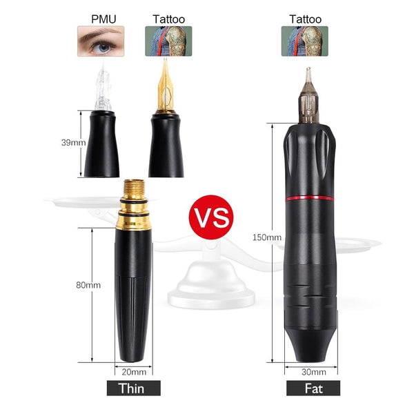 Planet Gates Rotary Tattoo Machine Pen Set Tattoo Kit Permanent Makeup Machine Eyebrow Tattoo Pen Gun Machine PMU Machine Pen