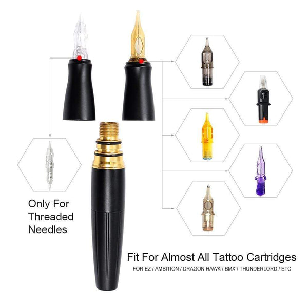 Planet Gates Rotary Tattoo Machine Pen Set Tattoo Kit Permanent Makeup Machine Eyebrow Tattoo Pen Gun Machine PMU Machine Pen