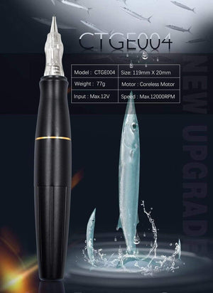 Planet Gates Rotary Tattoo Machine Pen Set Tattoo Kit Permanent Makeup Machine Eyebrow Tattoo Pen Gun Machine PMU Machine Pen