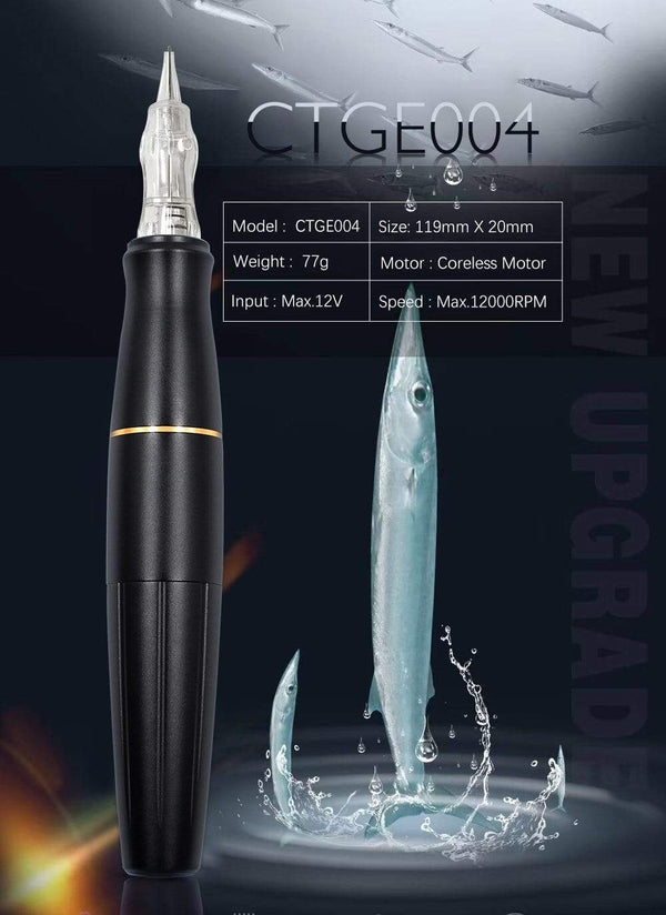 Planet Gates Rotary Tattoo Machine Pen Set Tattoo Kit Permanent Makeup Machine Eyebrow Tattoo Pen Gun Machine PMU Machine Pen