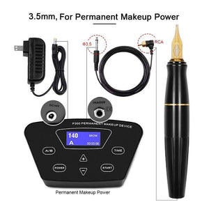 Planet Gates Rotary Tattoo Machine Pen Set Tattoo Kit Permanent Makeup Machine Eyebrow Tattoo Pen Gun Machine PMU Machine Pen