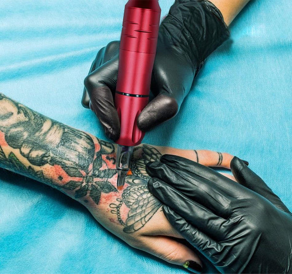 Planet Gates Rotary Tattoo Machine Pen w/Cartridge Needle Tattoo Gun Eyebrow Tattoo Machine Best for Micblading Tattoo Beginner Artist