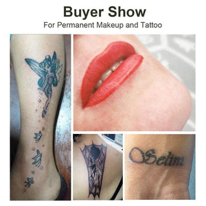 Planet Gates Rotary Tattoo Machine Pen w/Cartridge Needle Tattoo Gun Eyebrow Tattoo Machine Best for Micblading Tattoo Beginner Artist