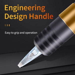 Planet Gates Rotary Tattoo Pen Machine Aluminum Alloy Tattoo Pen RCA Connector Cartridge Tattoo Gun Powerful Motor Machine for Tattoo Artist