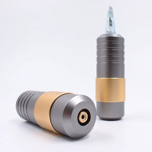 Planet Gates Rotary Tattoo Pen Machine Aluminum Alloy Tattoo Pen RCA Connector Cartridge Tattoo Gun Powerful Motor Machine for Tattoo Artist