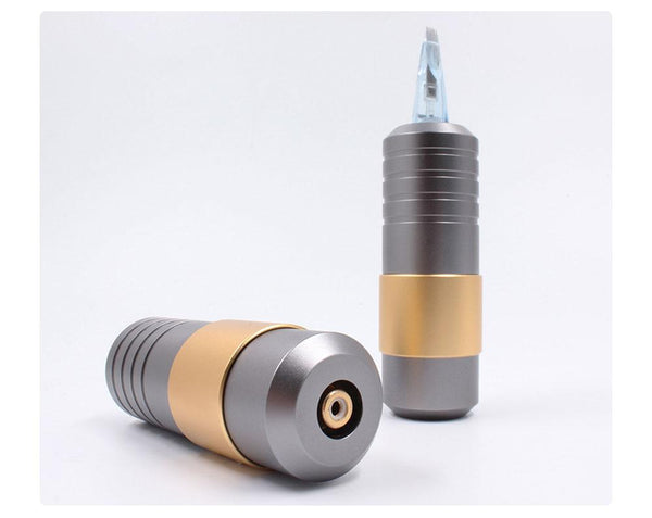 Planet Gates Rotary Tattoo Pen Machine Aluminum Alloy Tattoo Pen RCA Connector Cartridge Tattoo Gun Powerful Motor Machine for Tattoo Artist
