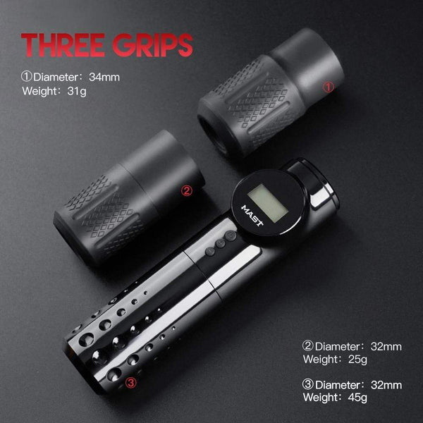 Planet Gates Rotary Tattoo Pen Mast Wireless Battery Pen Machine LED Display Permanent Make Up Machine for Tattoo Artist