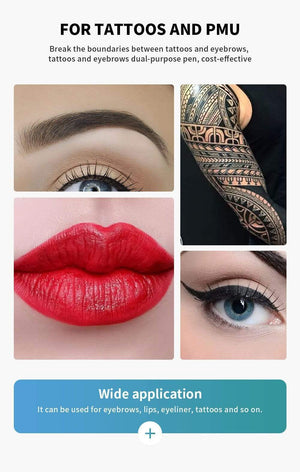 Planet Gates Rotary Tattoo Pen Permanent Makeup Pen Tattoo Machine Eyebrow Tattoo Body Art Machine Permanent machine for SMP and  hair Scalp