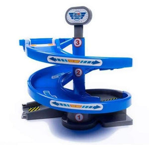 Planet Gates Rotating table blue Magical Glowing Race Track Diecasts & Toy Vehicles Accessories Bridge Racing Track Boys Girls Toy For Children Gifts