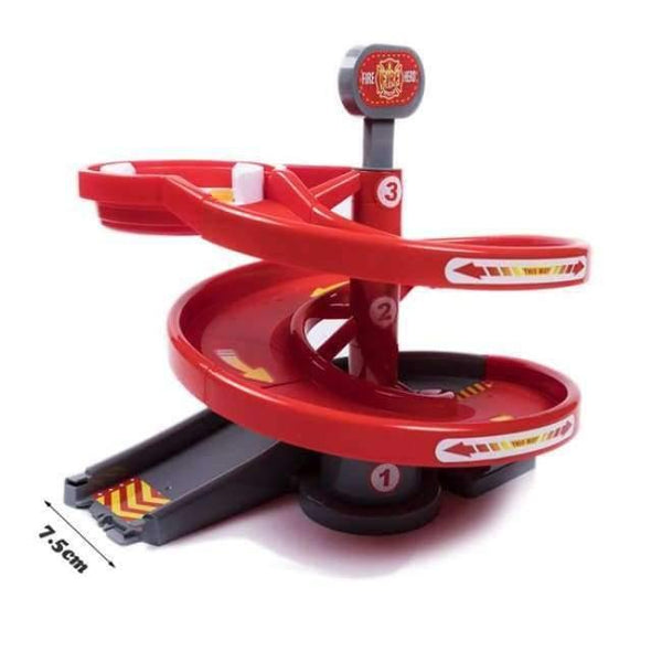 Planet Gates Rotating table red Magical Glowing Race Track Diecasts & Toy Vehicles Accessories Bridge Racing Track Boys Girls Toy For Children Gifts