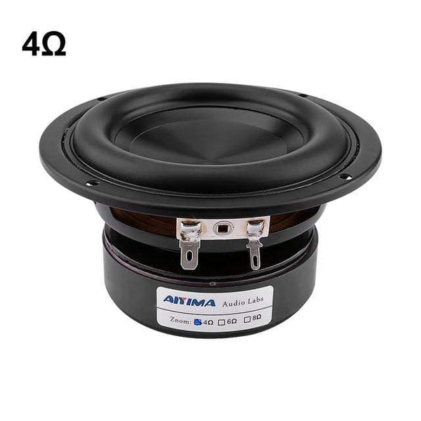 Planet Gates Round 4 Ohm Speaker AIYIMA 1Pc 4 Inch Woofer Audio Speaker Driver 4 8 Ohm 100W Bass Hifi Sound Music Waterproof Subwoofer Speaker DIY Home Theater