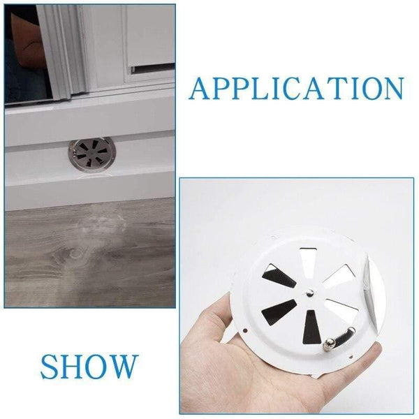 Round Air Louver Vent & Side Knob Opening Grille Cover Marine Boat RV 316 Stainless Steel Ventilation Louvered Vent 5inch