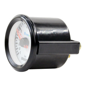 Planet Gates Round Earth 52mm Blue Light Auto Car Turbo Boost Gauge Turbin -1~2 Bar Pointer Clock Vacuumd Instrument Meter Pods Free Shipping