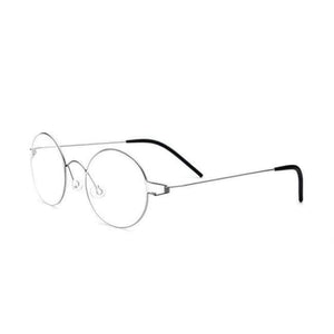 Planet Gates Round gun Screwless Eyewear Prescription Eyeglasses Women Ultralight Round Myopia Optical Denmark Korean Glasses Frame Men Titanium