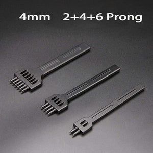 Planet Gates Round Hole Punch Row Prong Stitching Cutter Tool Hand Sewing Hole Leather Craft Tools Spacing Cutting 4mm 5mm 6mm 2/4/6 Holes