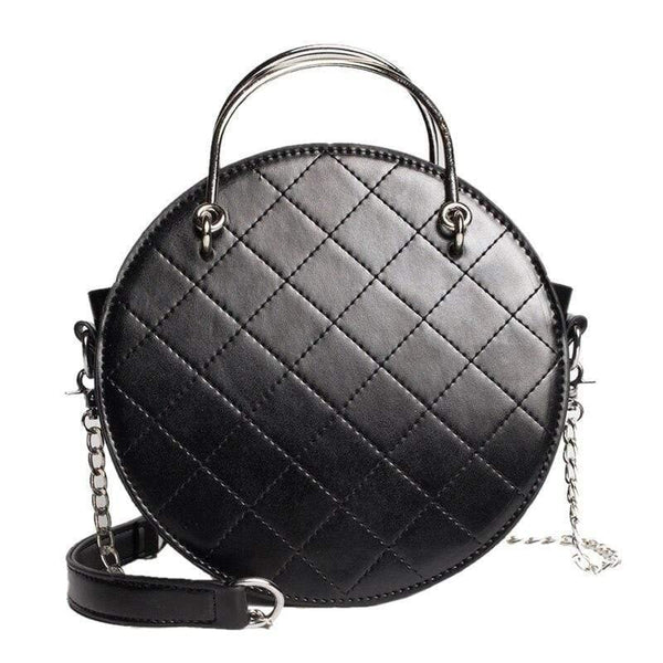 Round Ladies Hand bag Leather Luxury Handbags Women Bags Designer Chain Style Women Messenger