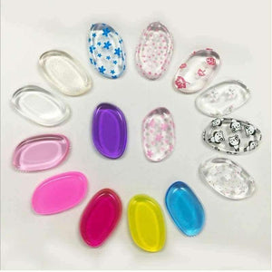 Planet Gates round Mix Shape Silicone Makeup Sponge Gel Foundation Makeup and Puff BB Cosmetic Beauty Tools Blender 50pcs/lot P095