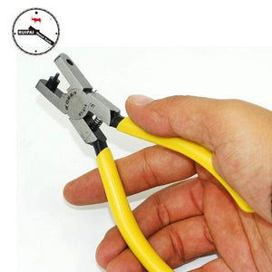 Planet Gates Round Watchband hole maker Plier,Round,Square,Oval hole punch Plier Leather Watch strap Adjustment Tool