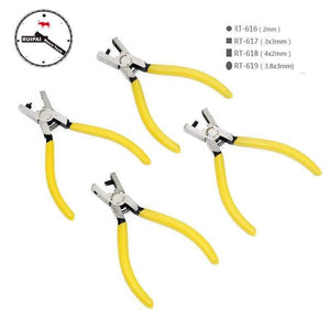 Planet Gates Round Watchband hole maker Plier,Round,Square,Oval hole punch Plier Leather Watch strap Adjustment Tool