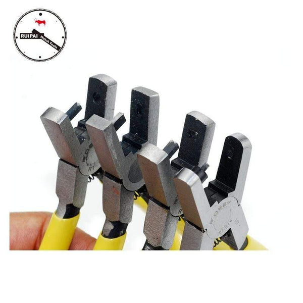 Planet Gates Round Watchband hole maker Plier,Round,Square,Oval hole punch Plier Leather Watch strap Adjustment Tool