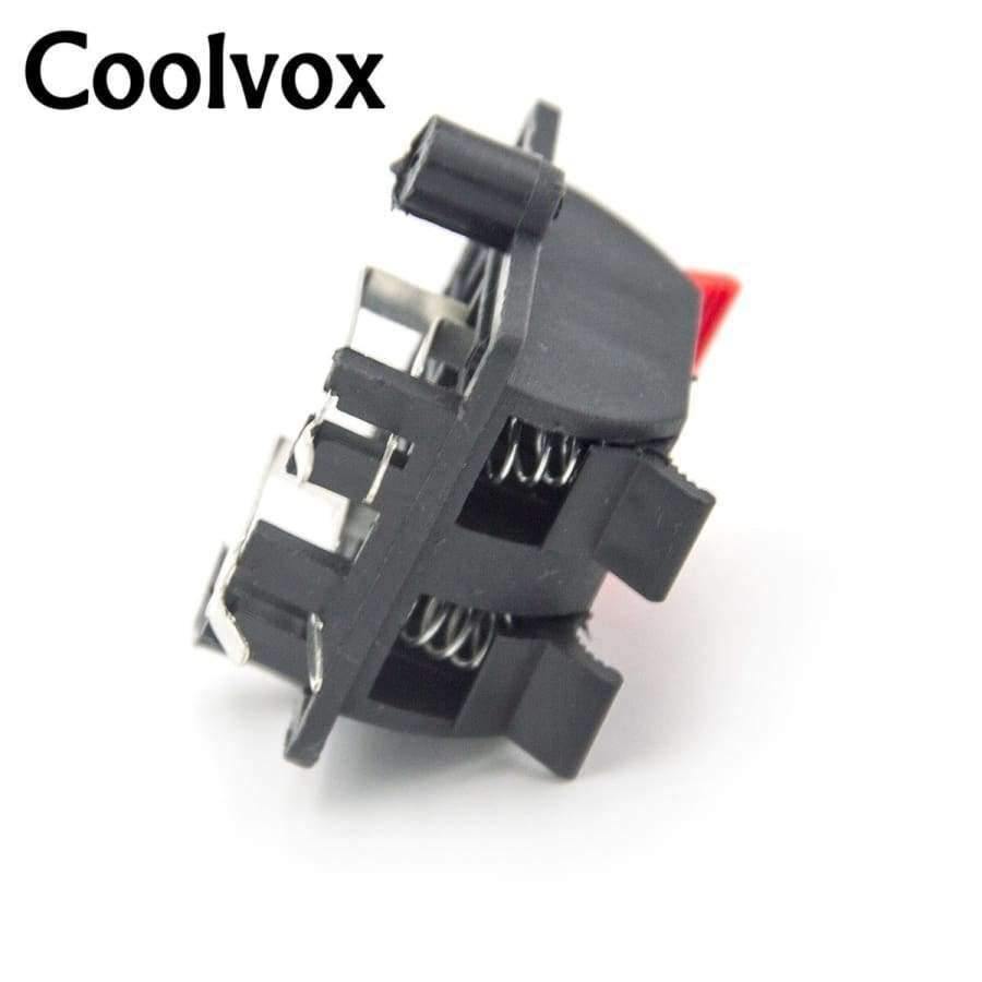 Row 4 Position Cable Square Speaker clip Push Type Speaker Terminals ...