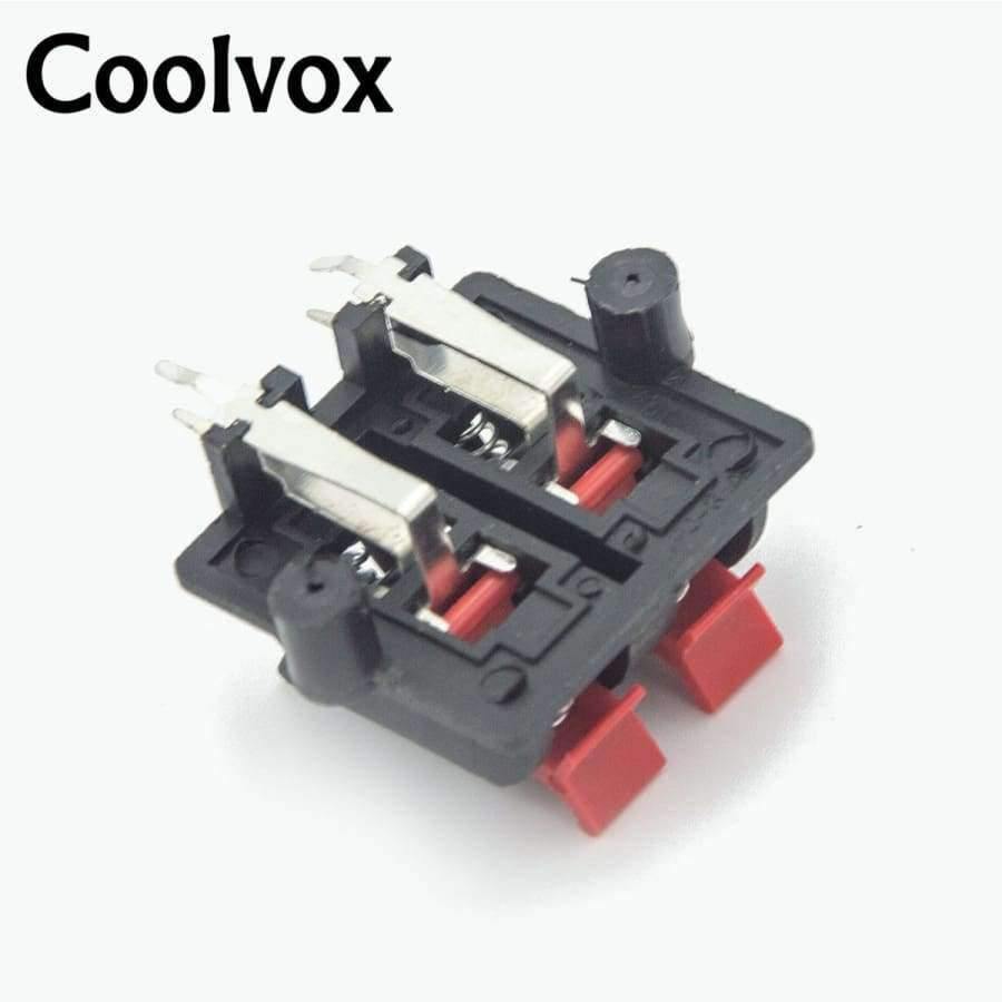 Row 4 Position Cable Square Speaker clip Push Type Speaker Terminals ...