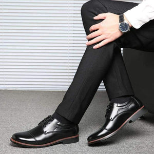 Planet Gates ROXDIA men dress shoes formal business work soft patent leather pointed toe for man male men's oxford flats RXM074 size 39-48