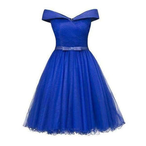 Planet Gates royal blue / 2 Cocktail dress pink A-line knee length sashes dress cheap graduation party black short cocktail dresses