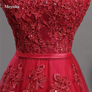 Planet Gates Royal Blue / 2 V Neck Lace Beaded Navy Royal Blue Burgundy Black Red Silver Bridesmaid Dresses Formal Party Gowns Dress Plus Size