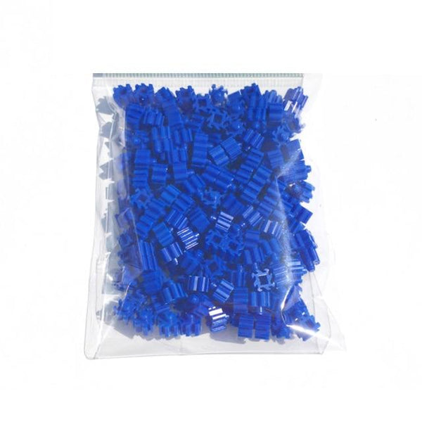 Planet Gates Royal blue 200pcs Mini Building Blocks DIY Brick 1x1Dots 200PCS 25Colors Educational Games Toys for Children Compatible with brands blocks