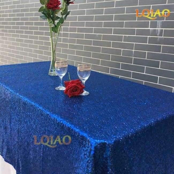 Sparkly Pink Gold/Silver 120x200cm Sequin Glamorous Tablecloth/Fabric For Wedding Party Table Decorations Sequin Table Cloth - Planet Gates