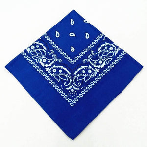 Fashion Women Cotton Bandana Scarf Square Female Bandanas 55cm*55cm Headwear Rock Girls Head Scarf Headbands Hair Accessories