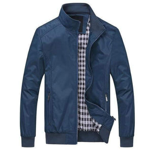 Planet Gates Royal Blue / M Men's Jackets Men Casual Coats Men's Fashion Windbreaker Brand Clothing Male Slim Coats Plus Size M 5XL