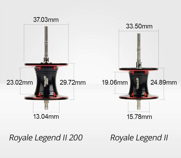 Planet Gates Royale Legend II & GT Baitcasting Reel 7.2:1 5.4:1 Gear Ratio Reel  Freshwater Aluminum Spool 8 KG Drag Fishing Coil