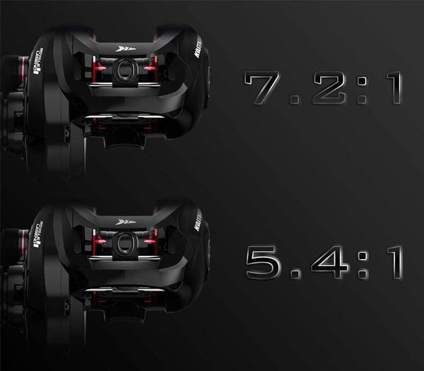 Planet Gates Royale Legend II & GT Baitcasting Reel 7.2:1 5.4:1 Gear Ratio Reel  Freshwater Aluminum Spool 8 KG Drag Fishing Coil