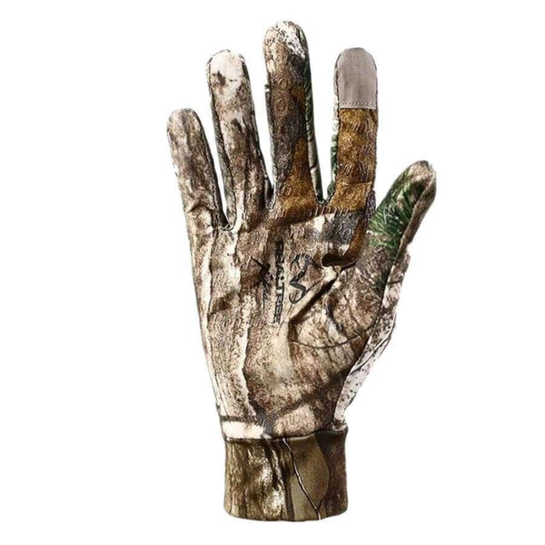 Planet Gates RT Camo / M Outdoor Bionic Camouflage Full Gloves Hunting Reed Camouflage Gloves Anti-slip Fishing Shooting Gloves Elastic Touch Screen
