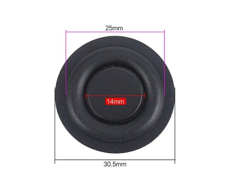 Rubber Bass Radiator Passive Radiator Speaker Woofer Vibration Membrane 30.5MM 40MM 50MM 75MM 85MM NEW 2PCS