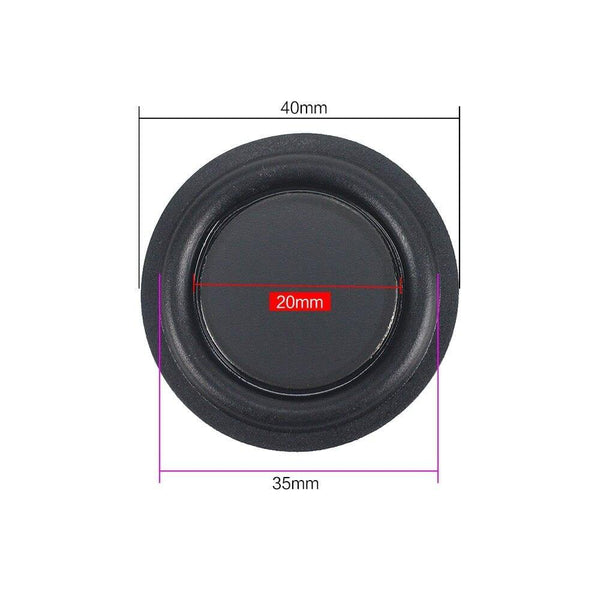 Rubber Bass Radiator Passive Radiator Speaker Woofer Vibration Membrane 30.5MM 40MM 50MM 75MM 85MM NEW 2PCS