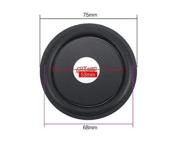 Rubber Bass Radiator Passive Radiator Speaker Woofer Vibration Membrane 30.5MM 40MM 50MM 75MM 85MM NEW 2PCS