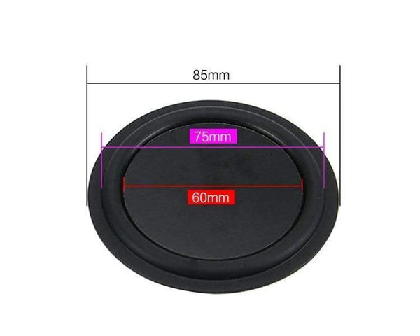 Rubber Bass Radiator Passive Radiator Speaker Woofer Vibration Membrane 30.5MM 40MM 50MM 75MM 85MM NEW 2PCS